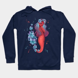 Floral Mermaid Hoodie